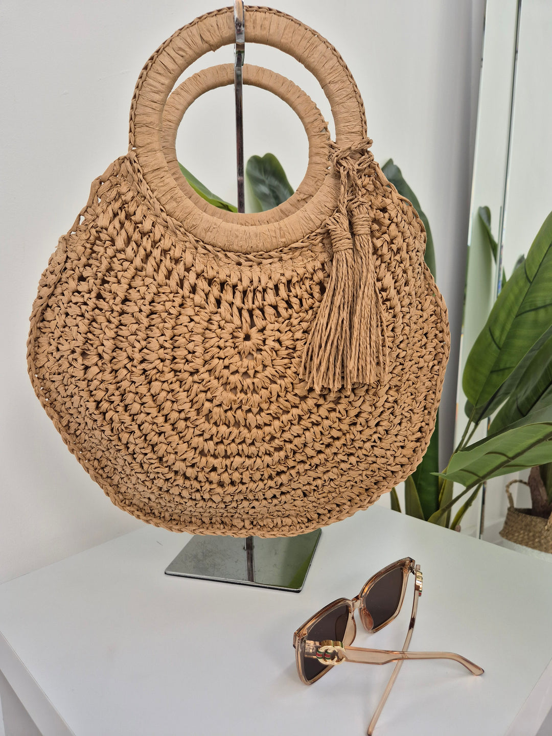 Woven Raffia Bag - (choose your Colour)