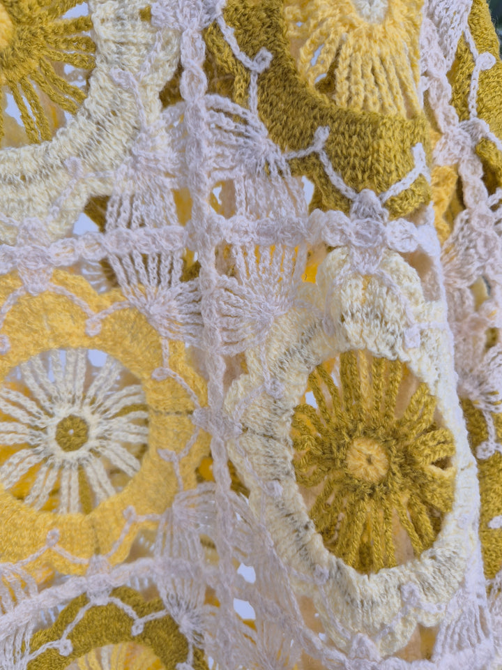 Lemon & Lime Crochet Top - (One Size - fits from Size 10 up to Size 16)