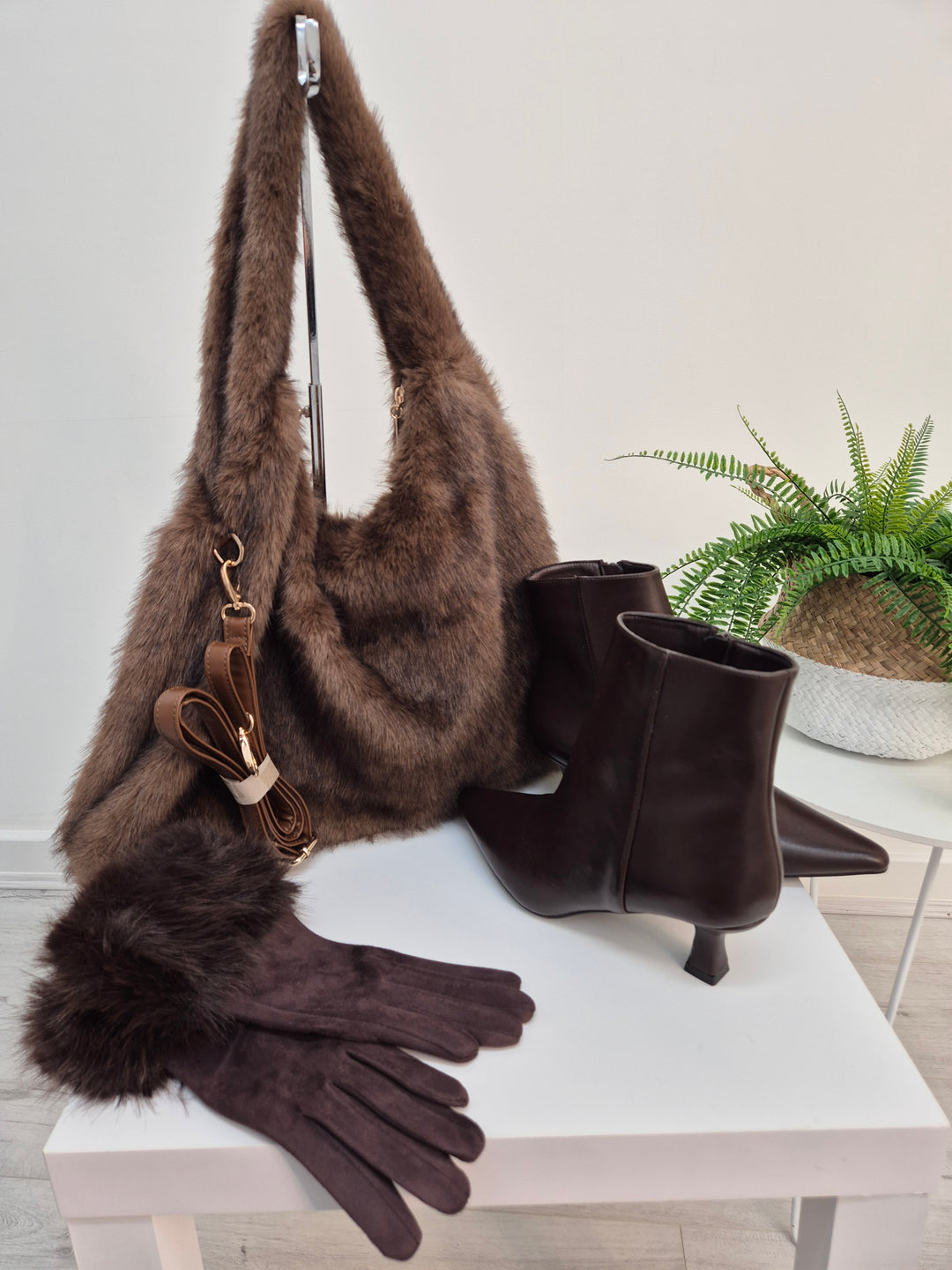 Oslo Hobo Bag - Chocolate (Large Size)