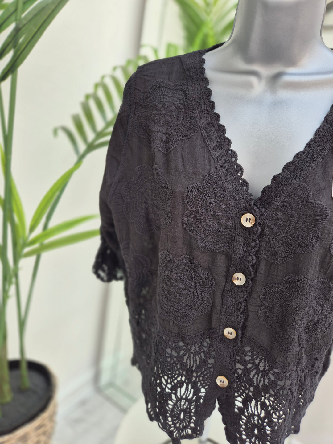 Florence Lace Top - (choose your Colour)