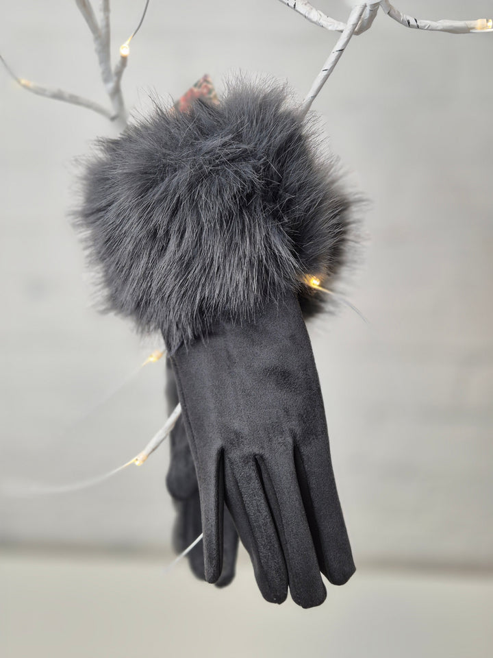 Oslo Gloves with Faux Fur - (choose your Colour)