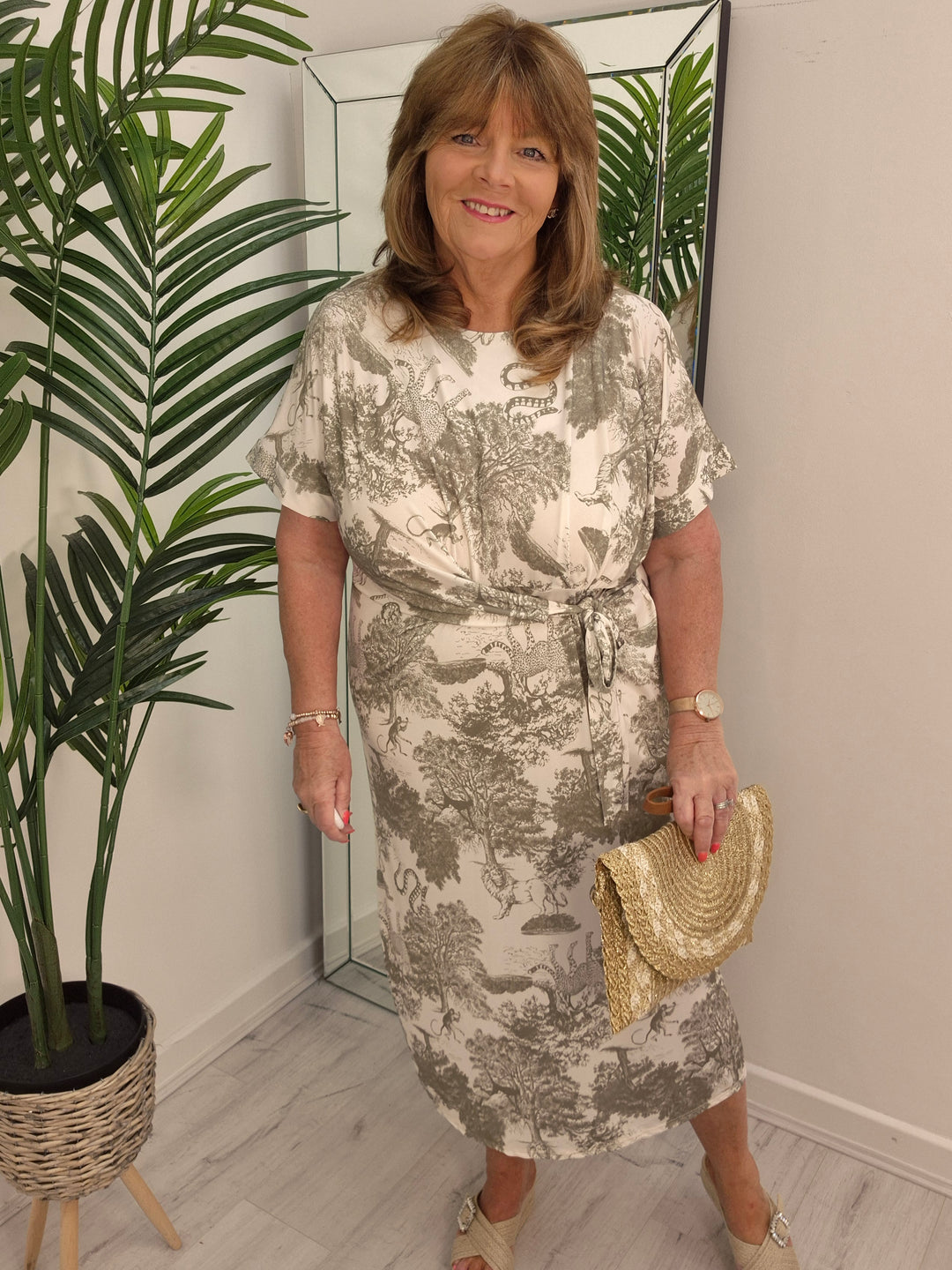 Jungle Tie Dress - (choose your Colour)