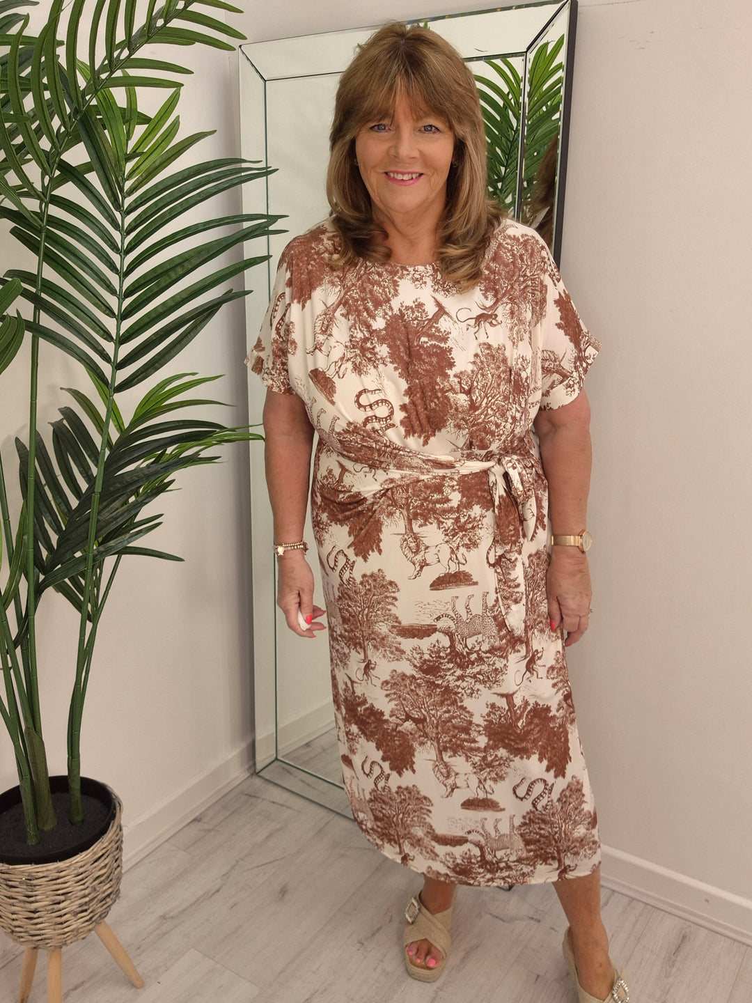 Jungle Tie Dress - (choose your Colour)
