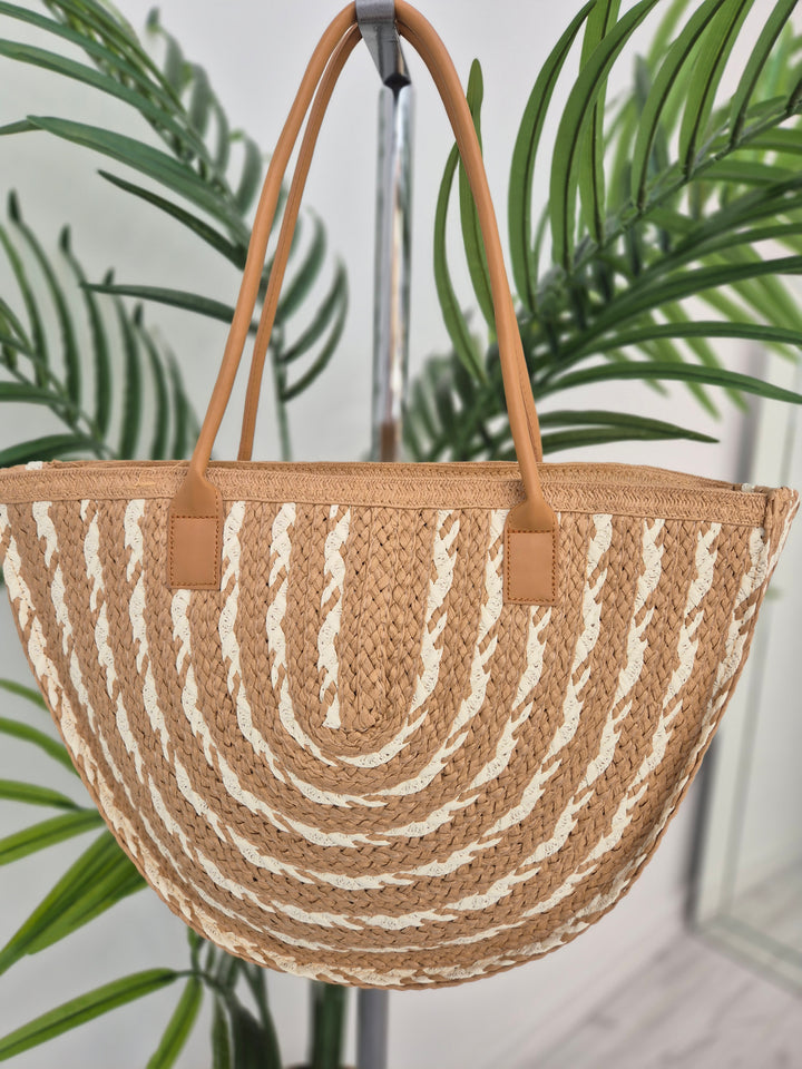 Two Tone Beach Bag