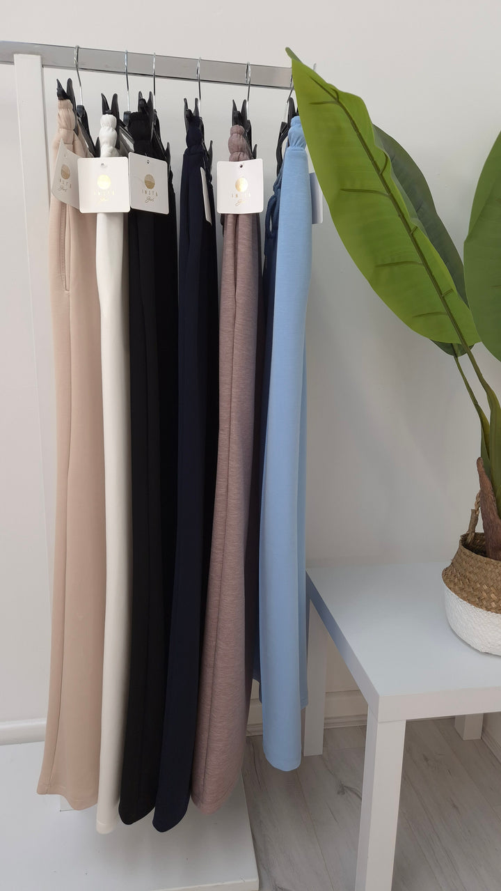 Jenny Seamed Wide Leg Pants/Joggers - (choose your Size & Colour)