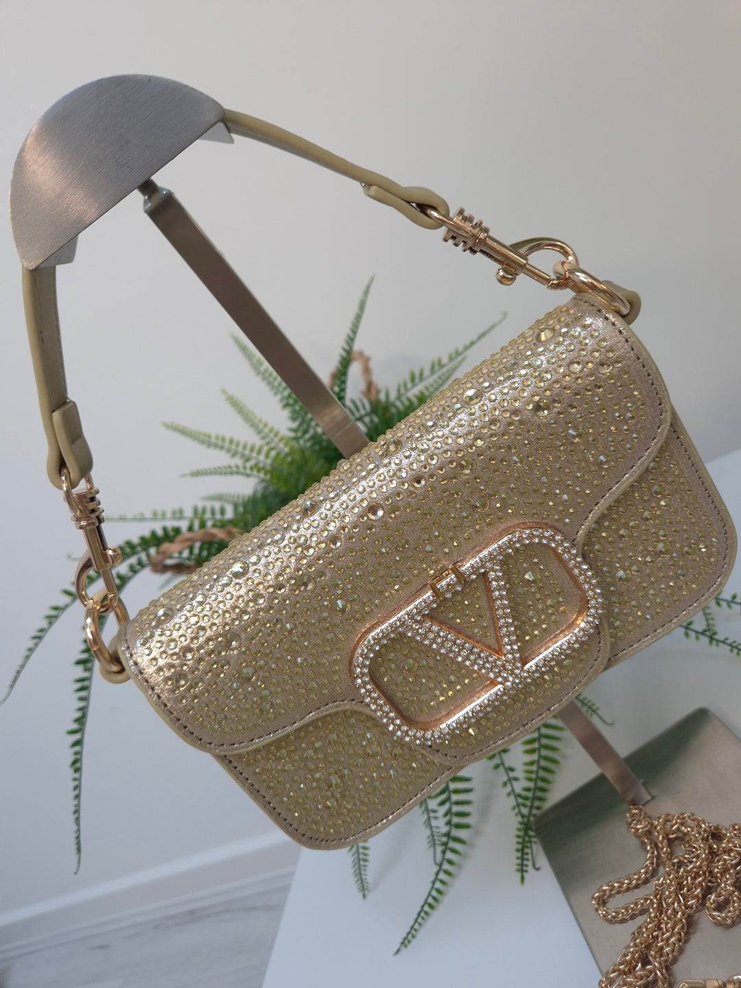 Crystal Bag - Gold