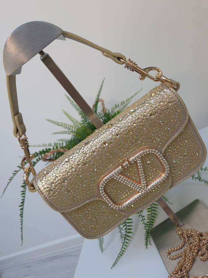 Crystal Bag - Gold