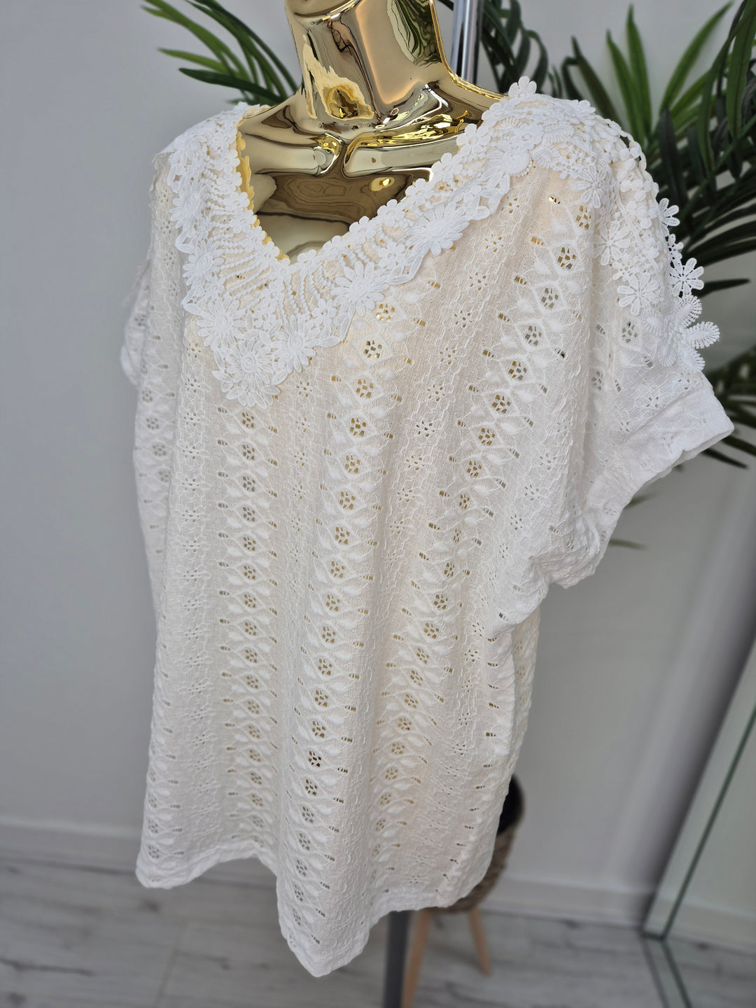 Florence Lace Top - (choose your Colour) (Oversized)