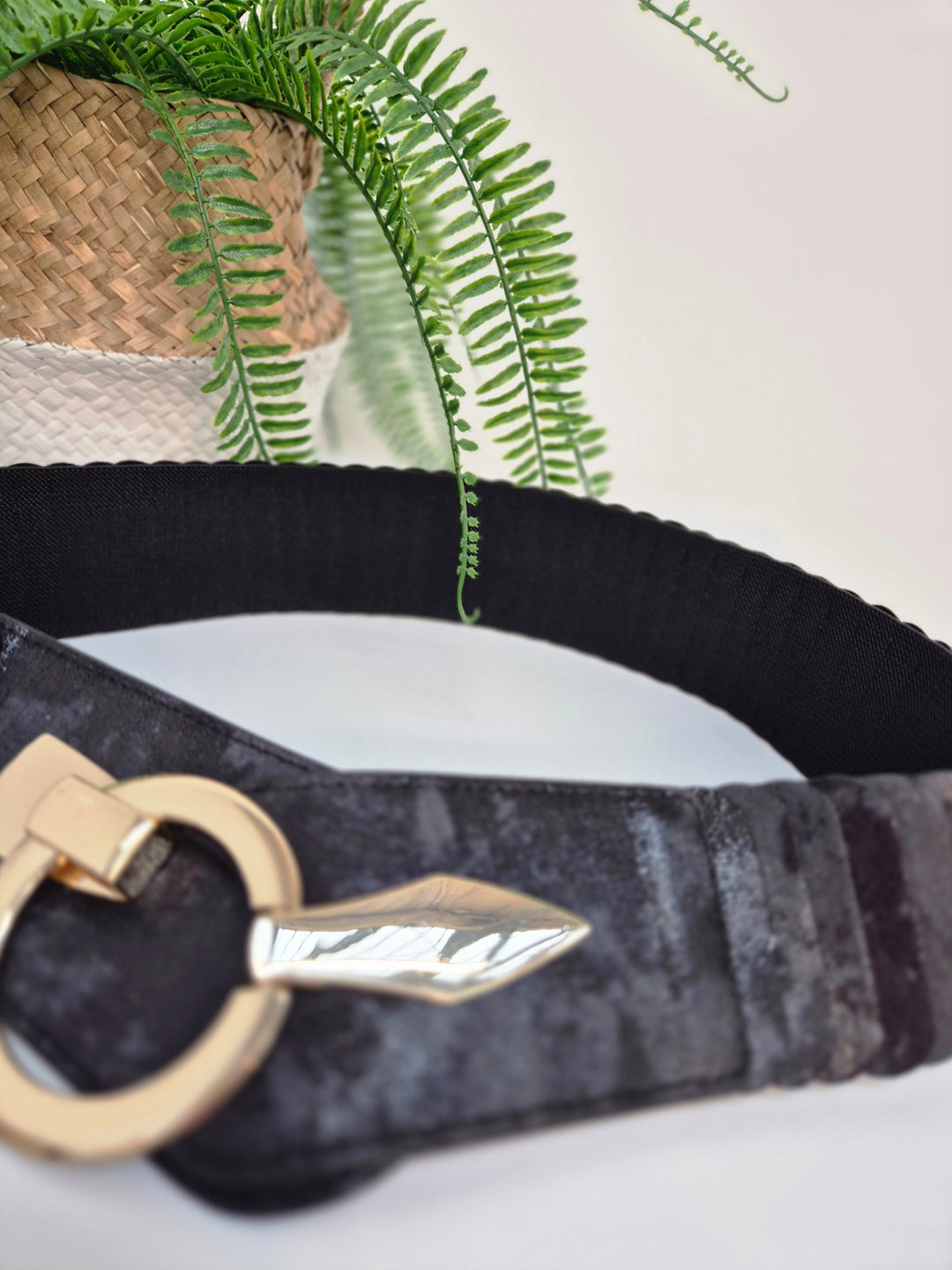 Stretchy Belt with Large Buckle - (choose your Colour) (One Size up to Size 18)
