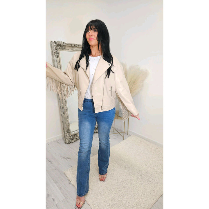 Francesca Fringed Jacket - (choose your Colour & Size)