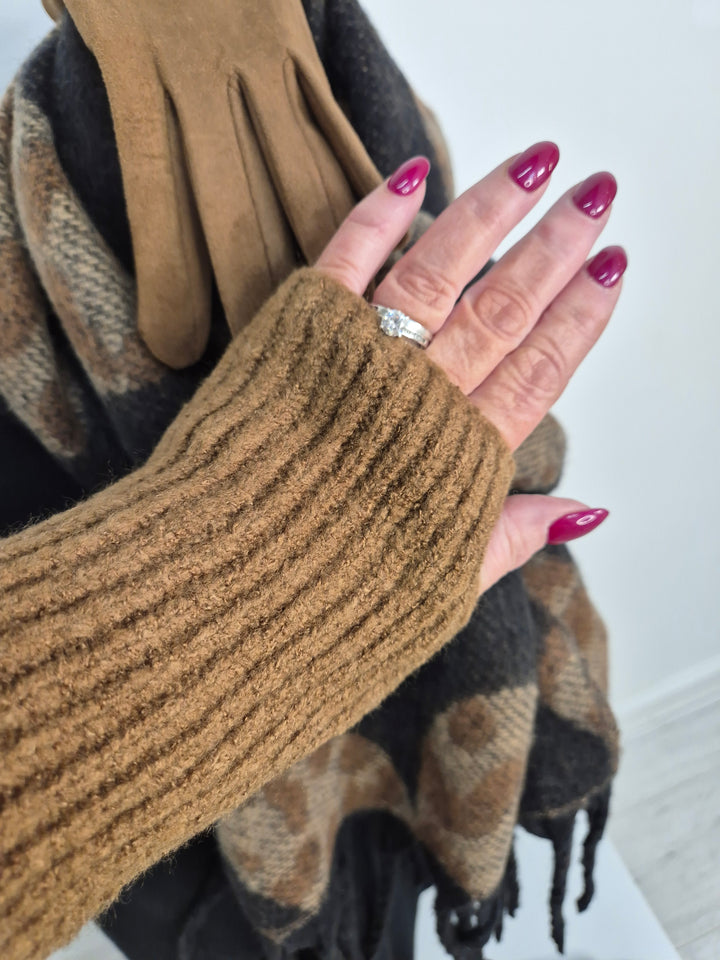 4 in 1 Gloves - Camel