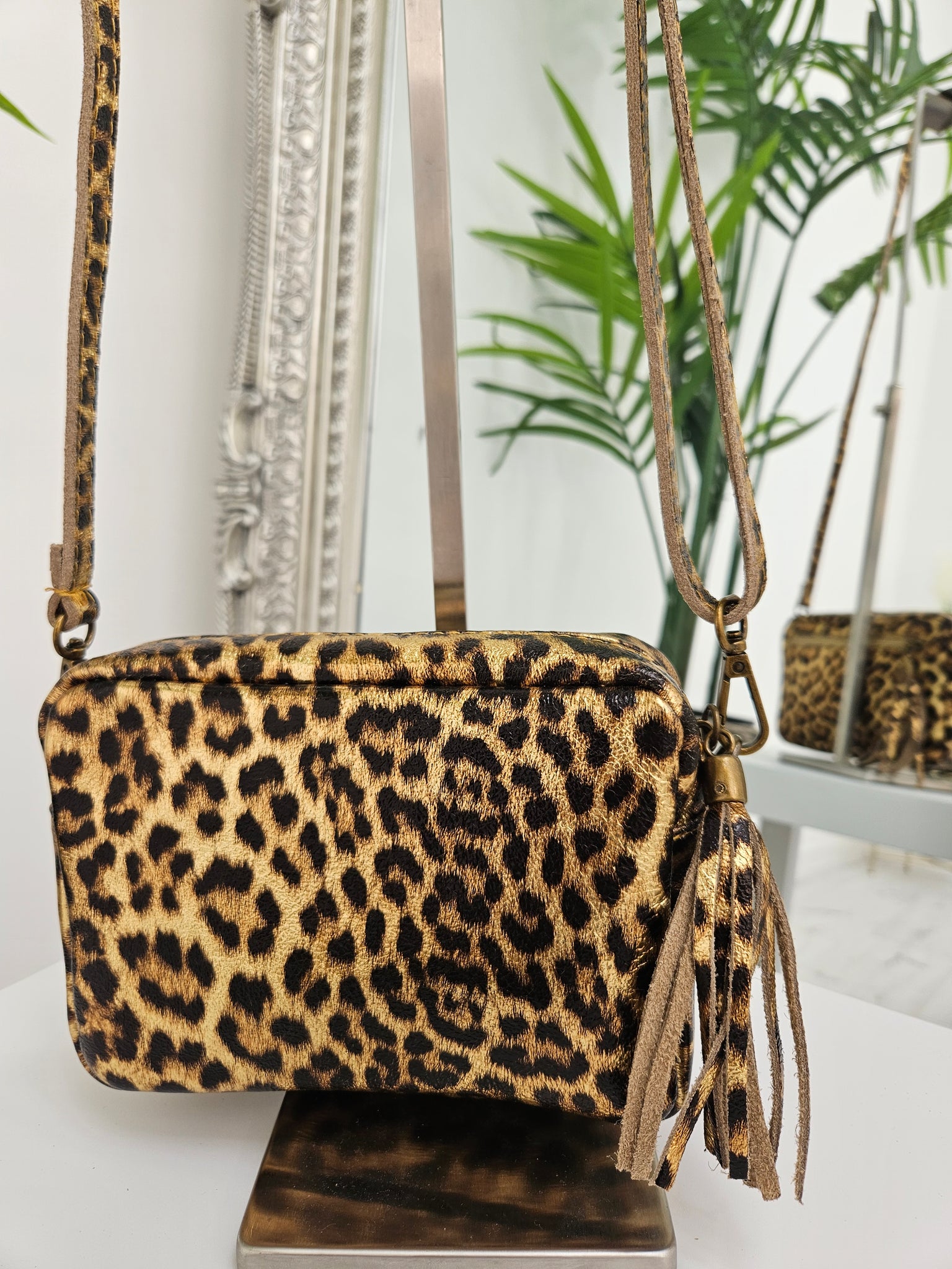 Leopard Cross Body Shoulder Bag Choose your Colour Queen Of Fashion