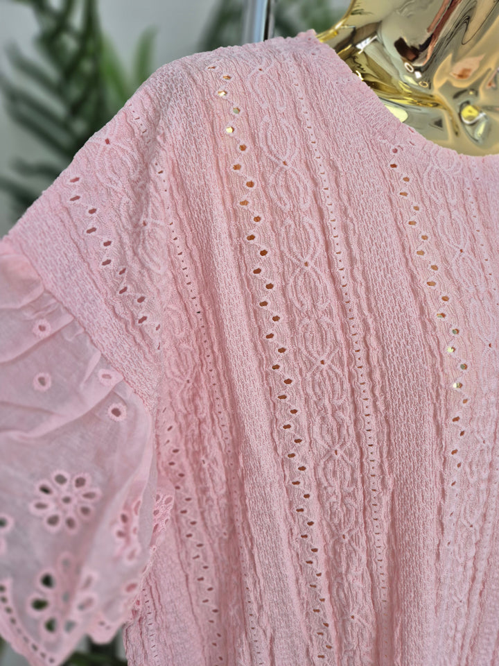 Florence Lace Top - (choose your Colour) - (Oversized)