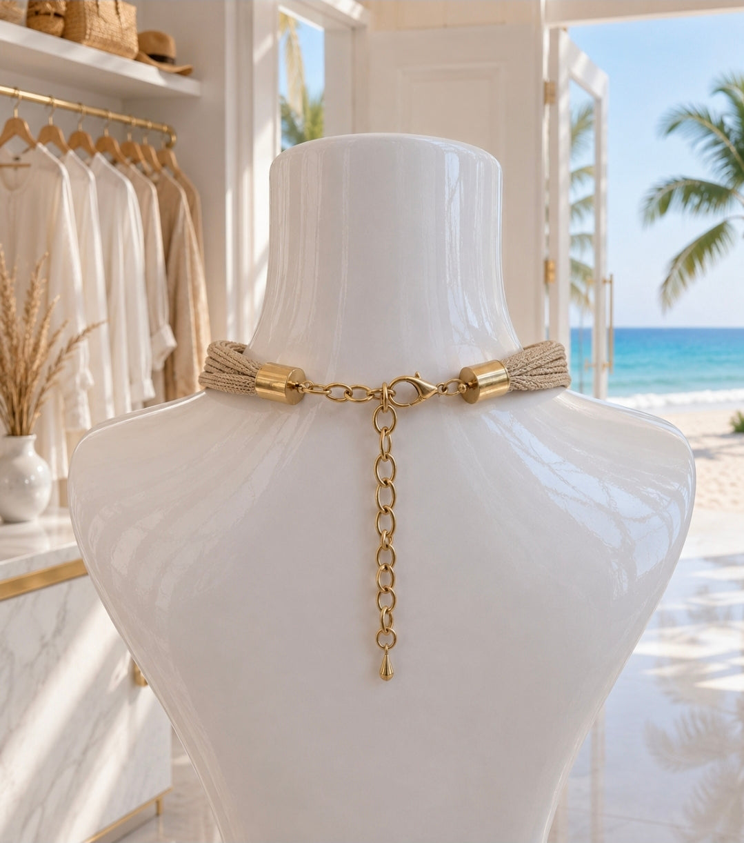 Statement Necklace - Golds/Naturals
