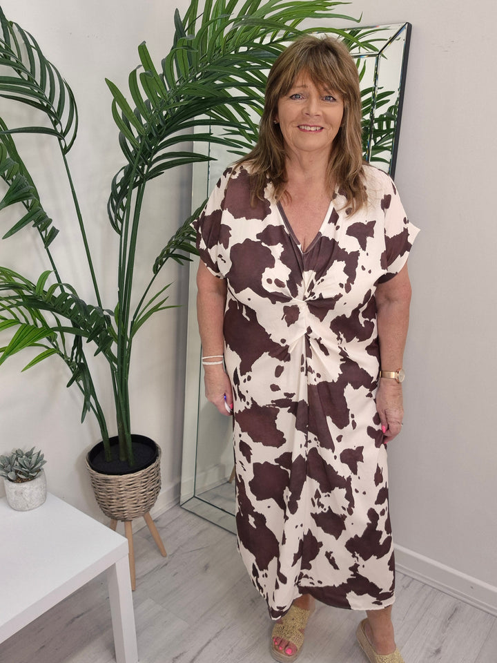 Maisy Moo Knot Dress - (choose your Colour)