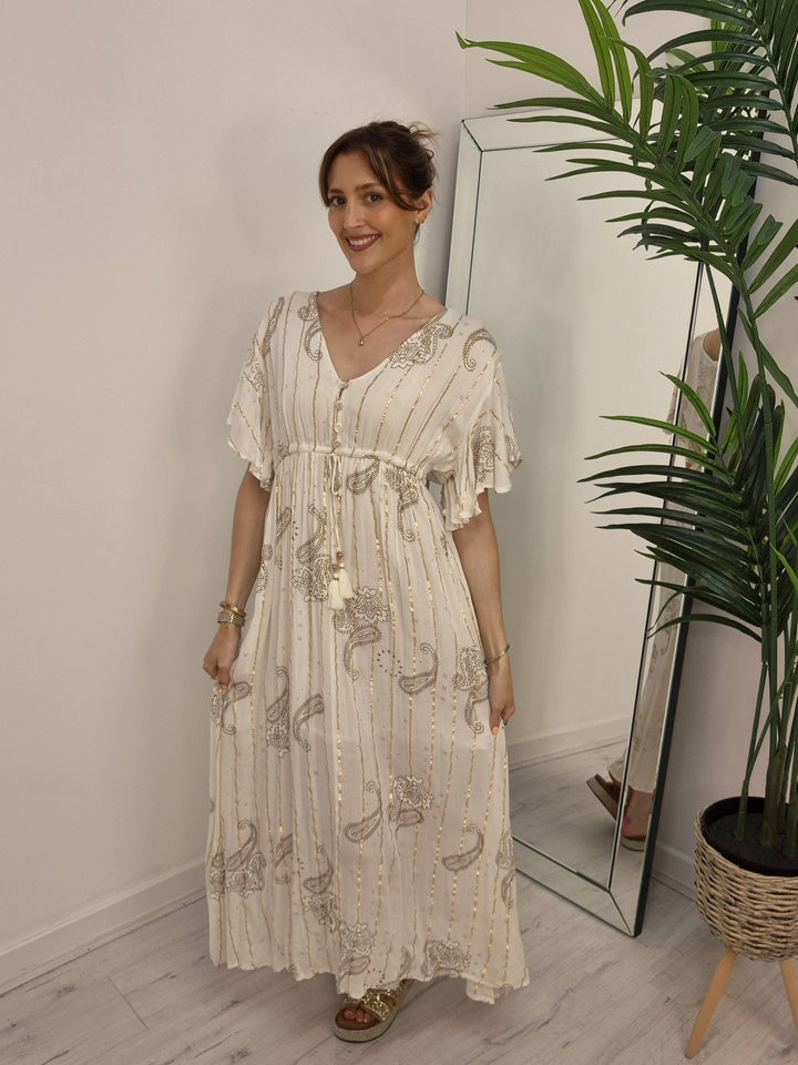 Bali Midi/Maxi Dress - Ivory