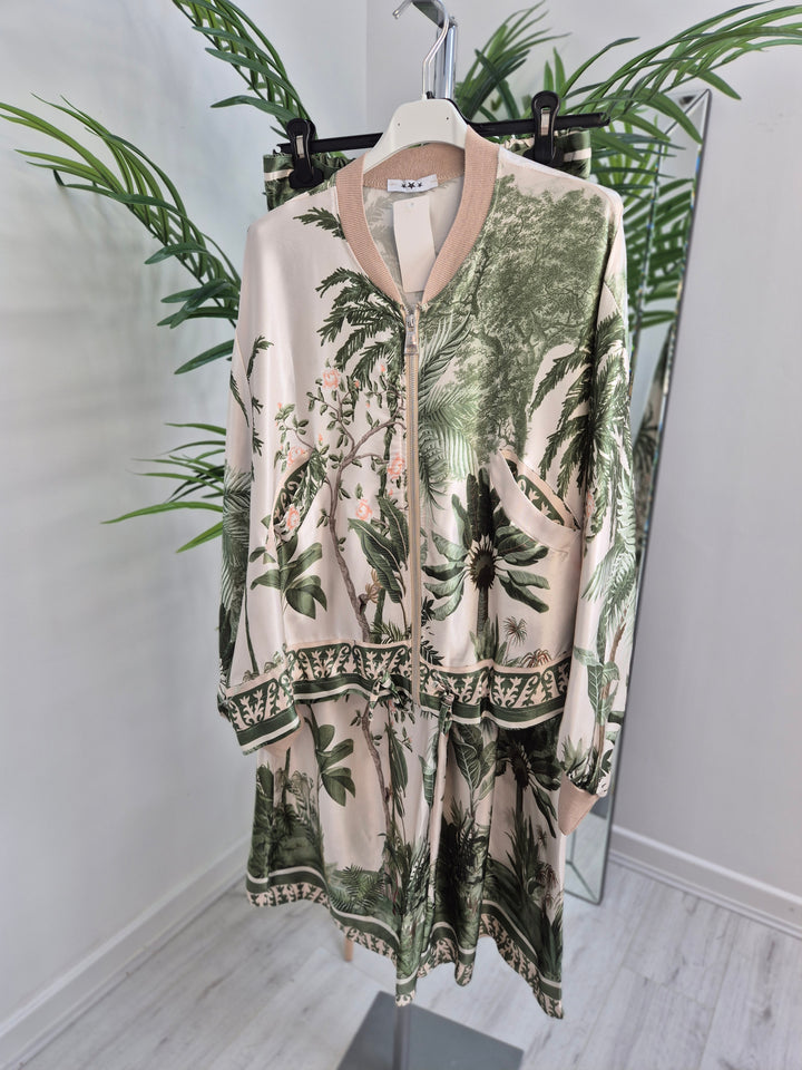 Tropical Two Piece Co-ord Set (Trousers & Jacket) (choose your Colour)