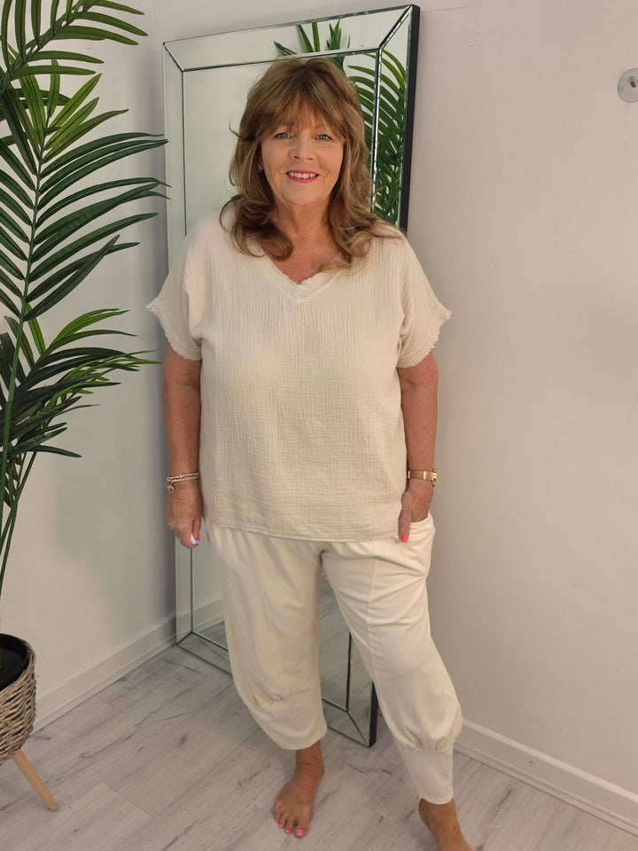 Kizzy Cocoon Pants - (choose your Colour) (Curvy)