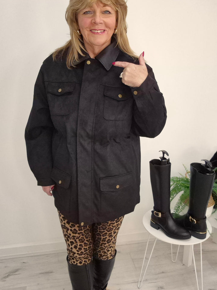 Fairfax Country Casual Jacket - Black - (choose your Size)
