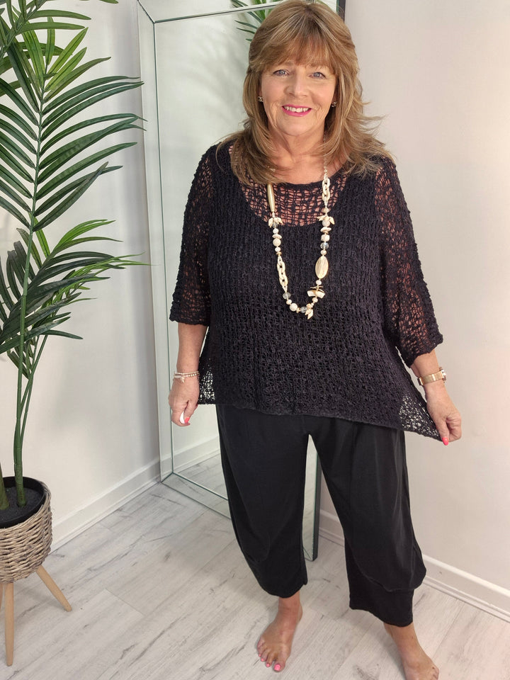 Poppy Popcorn Top - (choose your Colour) - Oversized