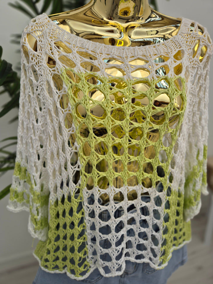 Elizabeth Crochet Top - Lime