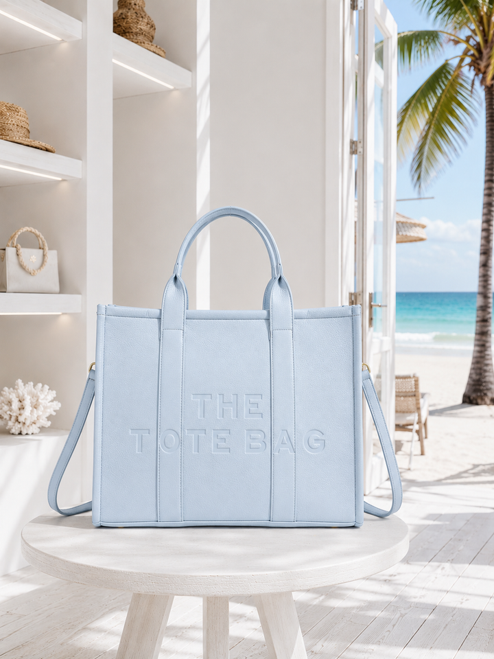 The Tote Bag - Powder Blue (Large Size)