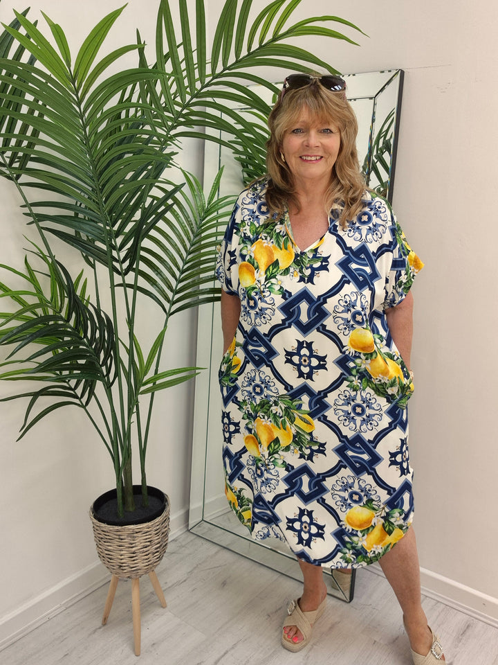 Santorini Midi Dress - (Loose Fit)