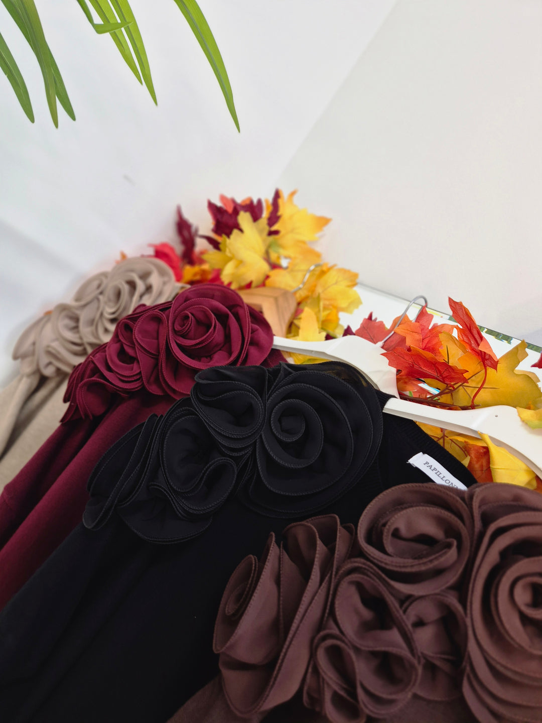 Corsage Oversized Jumper - Black (fitting from Size 14 up to Size 20)