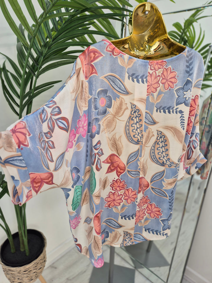 Ella Satin Top - (choose your Colour)