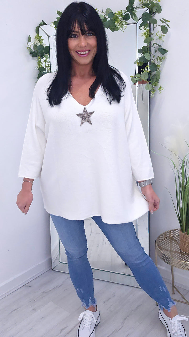 Star Jumper - (choose your Colour)
