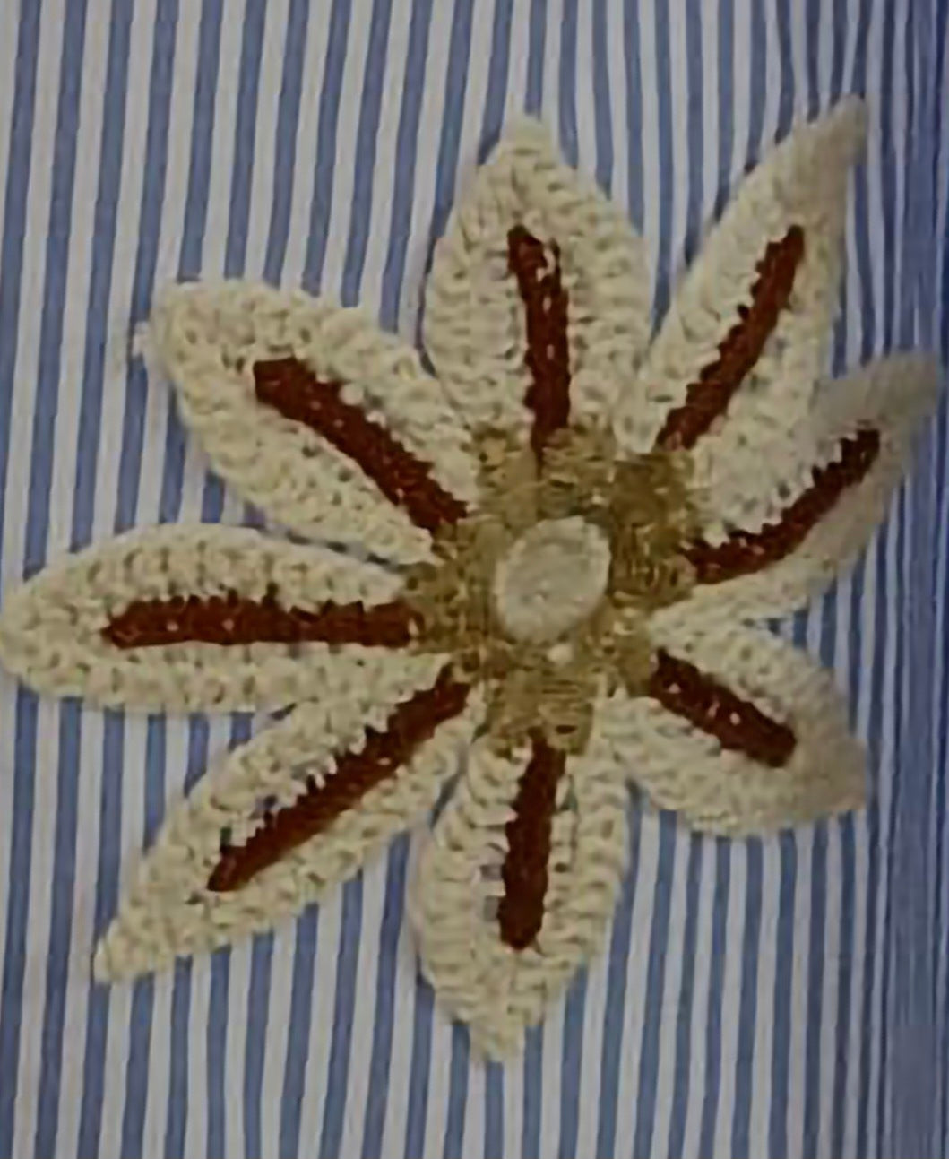 Zeta Otto Oversized Blouse - Blue Pin Stripe (One Size/Curvy - fits from Size 14 up to Size 18/20)