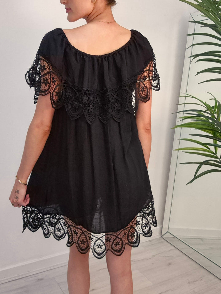 Florence Bardot Beach Dress (choose your Colour)