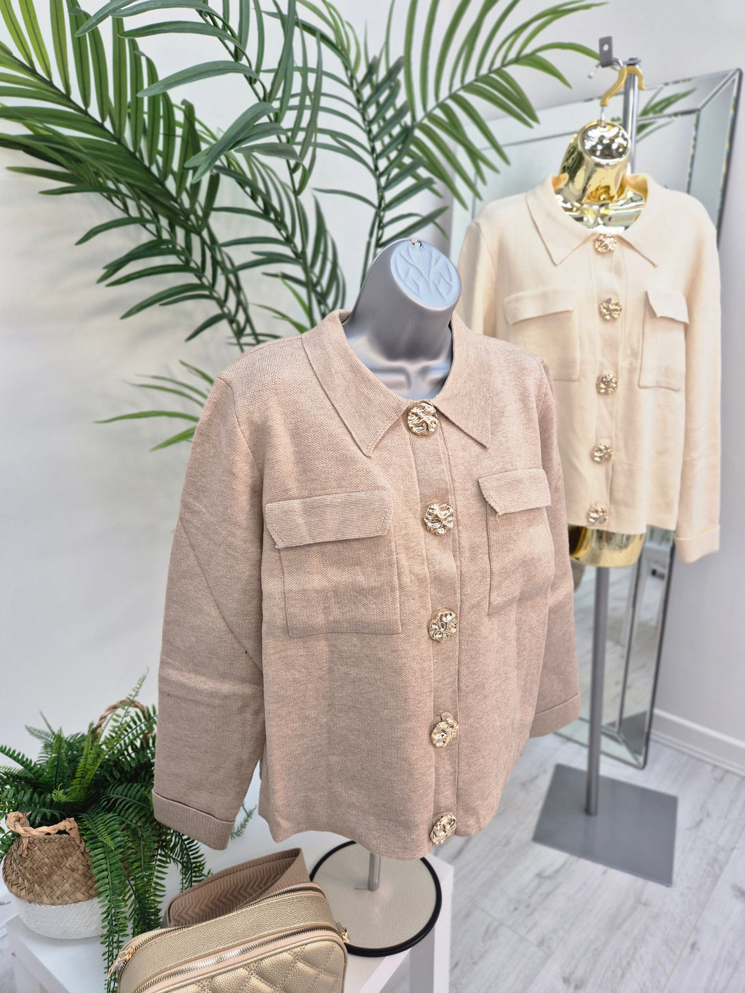 Baroque Buttoned Jacket/Cardigan - (choose your Colour & Size)
