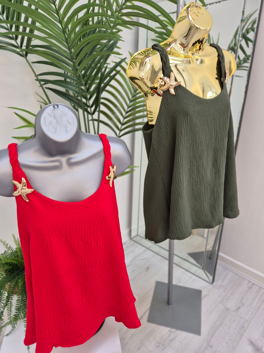 Starfish Plaited Top (choose your Colour)