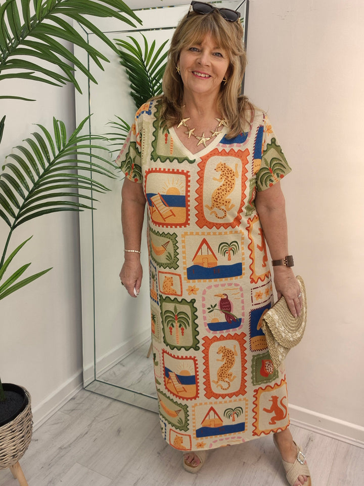 Carla Shimmer Dress