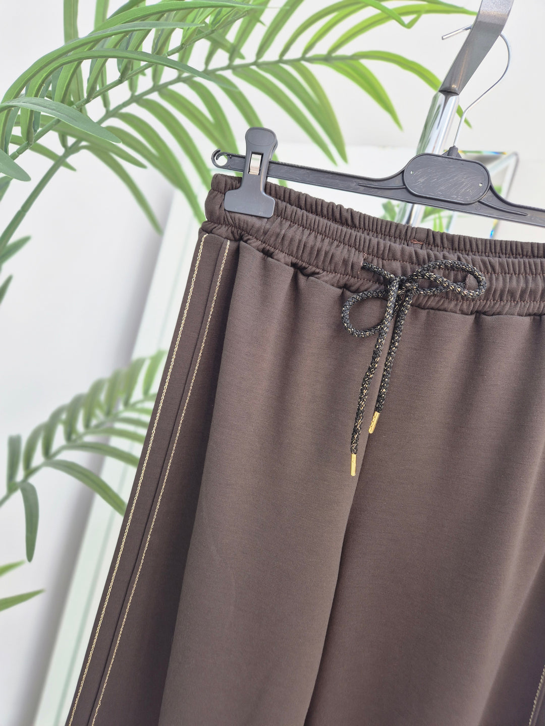 Sassy Metallic Wide Leg Pants - (choose your Colour) - One Size