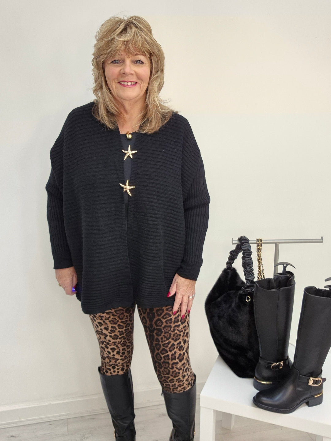 Lizzy Leopard Leggings (Soft Touch) - (choose your Size)