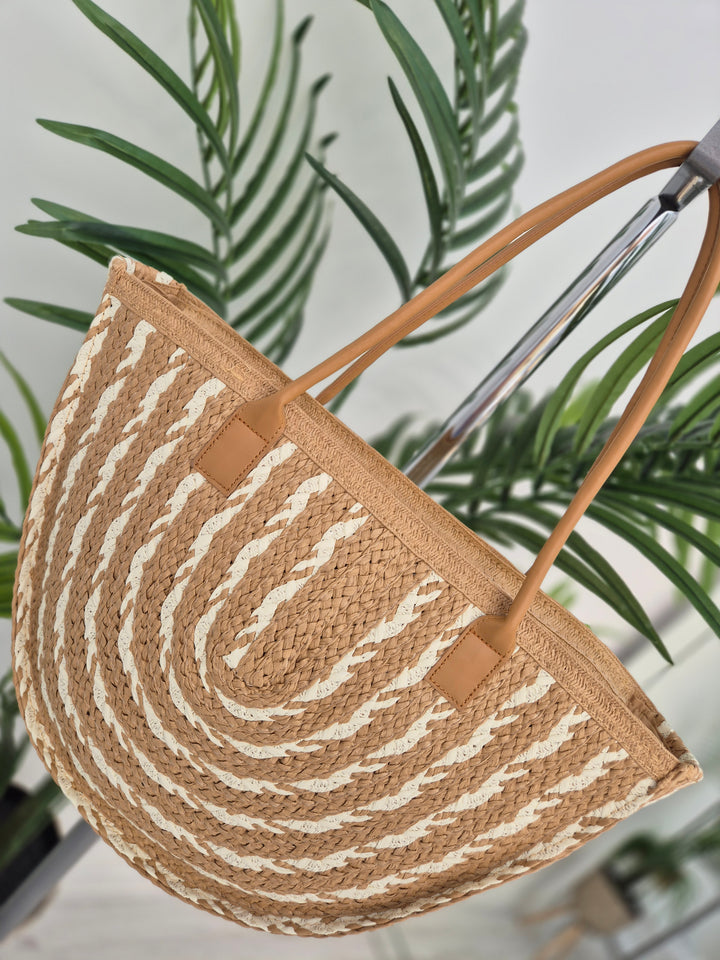 Two Tone Beach Bag