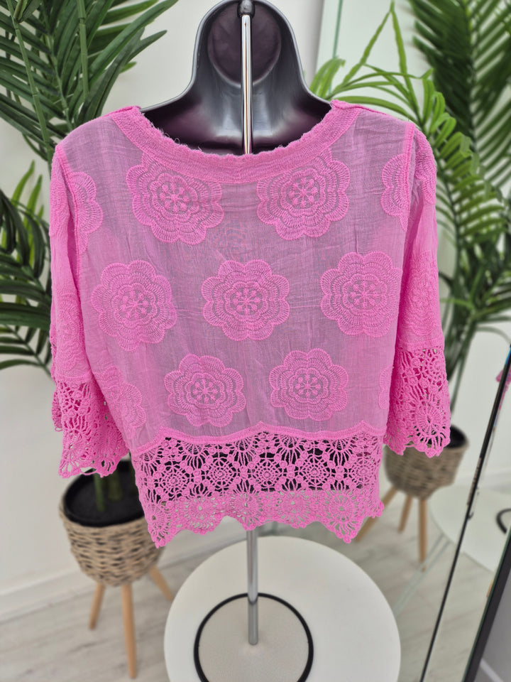 Florence Lace Top - (choose your Colour)