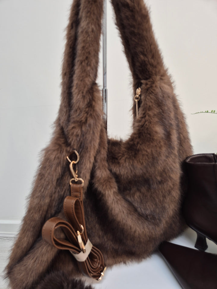 Oslo Hobo Bag - Chocolate (Large Size)