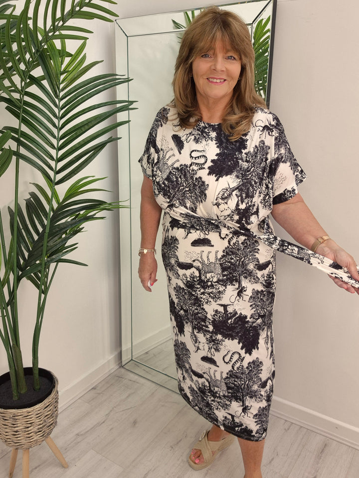 Jungle Tie Dress - (choose your Colour)