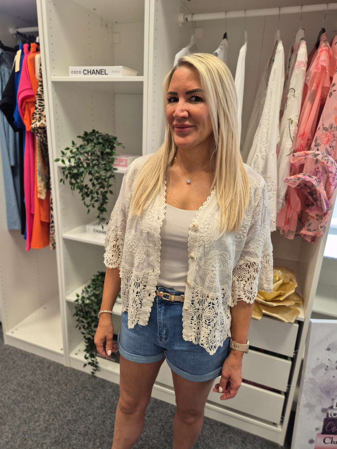 Florence Lace Top - (choose your Colour)