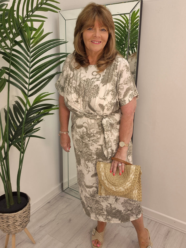 Jungle Tie Dress - (choose your Colour)