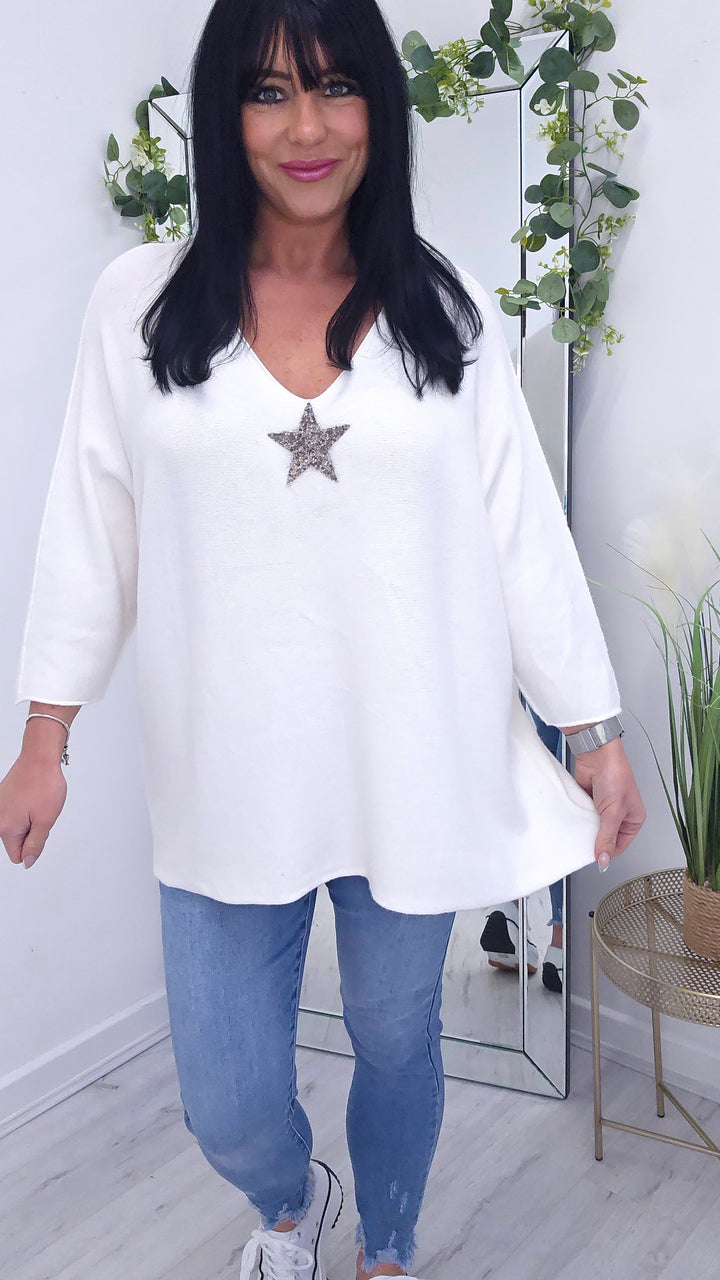 Star Jumper - (choose your Colour)