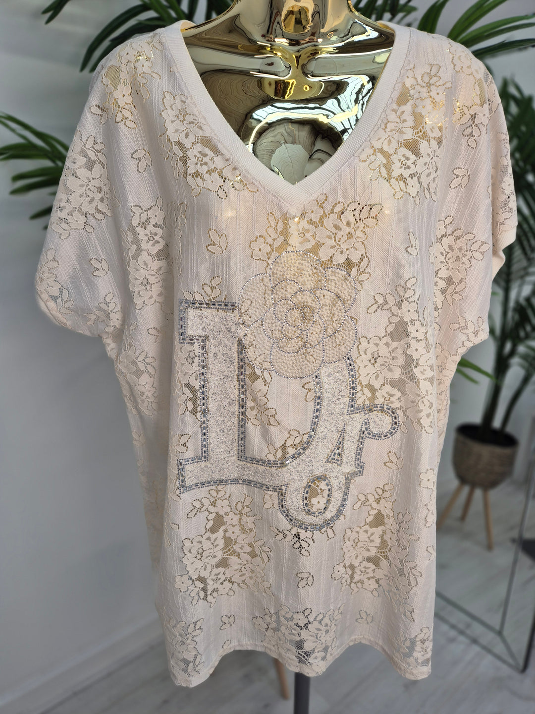 Dee Crystal Top - (choose your Colour)