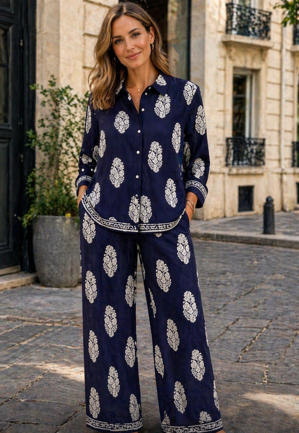 Lisbon Co-ord Two Piece Set - (choose your Colour & Size)