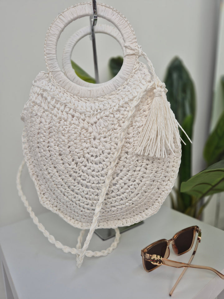 Woven Raffia Bag - (choose your Colour)