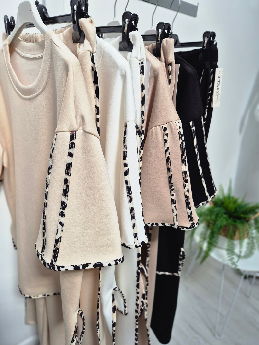 Lena Leopard 2 Piece Co-ord Set - (choose your Colour)  (One Size)