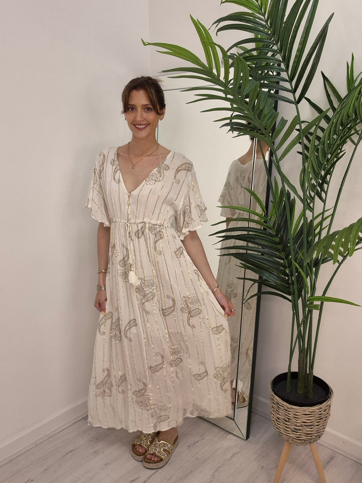 Bali Midi/Maxi Dress - Ivory