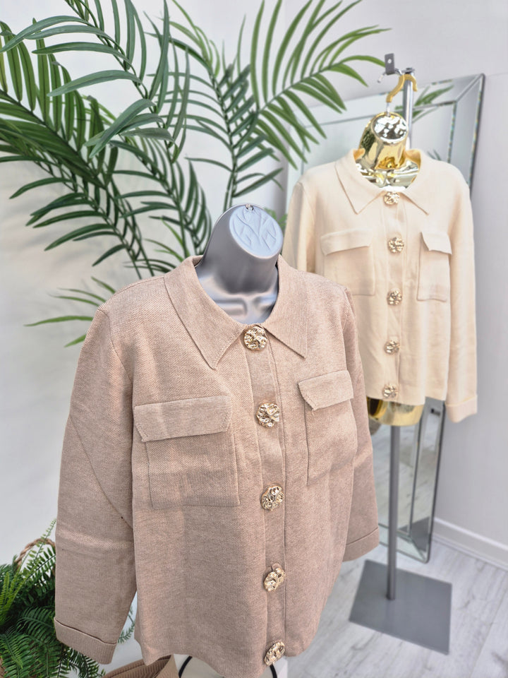 Baroque Buttoned Jacket/Cardigan - (choose your Colour & Size)